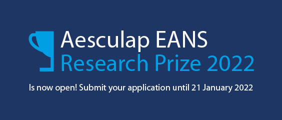 The application process for the 2022 Aesculap-EANS Research Prize is open