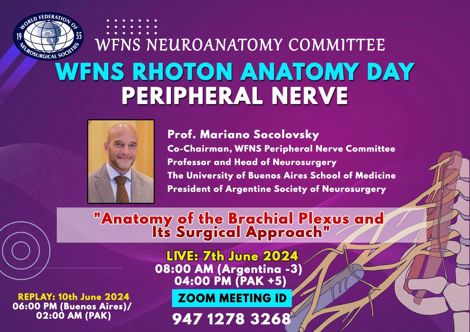 WFNS Rhoton Anatomy - Peripheral Nerve Day
